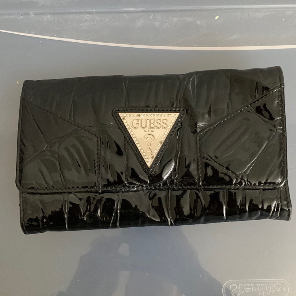 Black Guess leather wallet